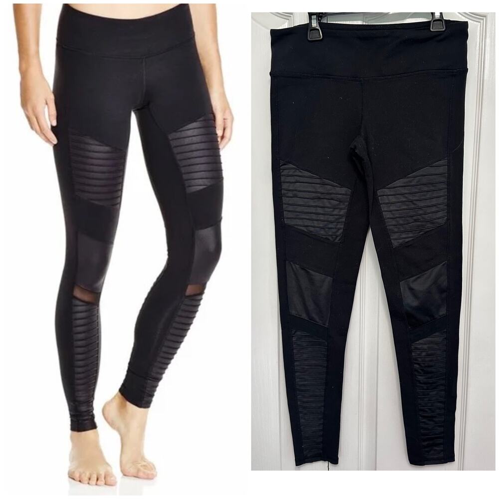 Alo Yoga High-Waist Moto Leggings Sz M